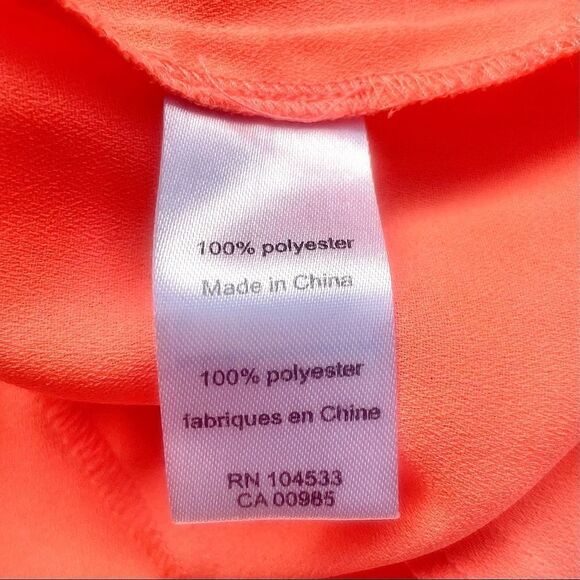 Nanette Lepore Coral V-Neck Tank - Picture 6 of 7